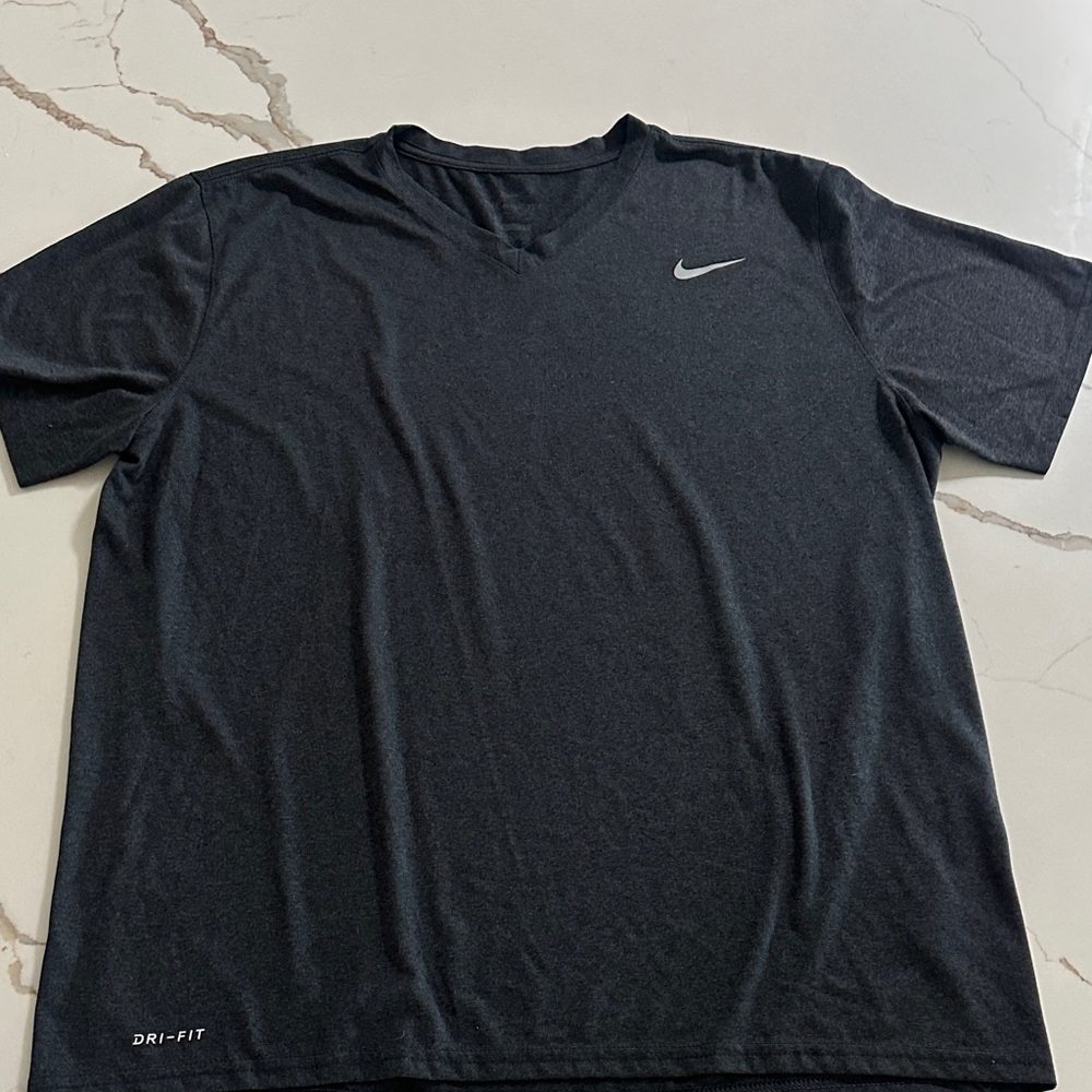 Nike Men's Charcoal Dri-FIT Tee